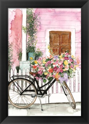 Framed Spring Bike Ride Print