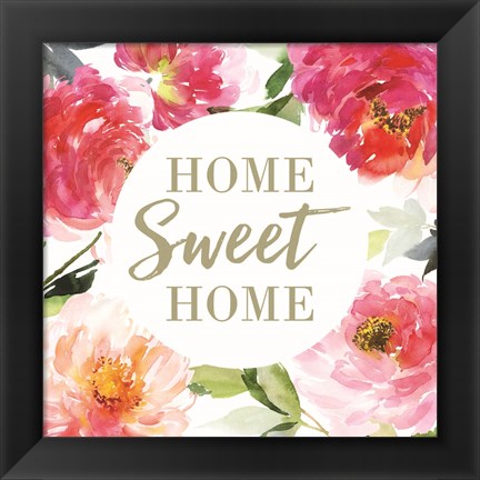 Framed Home Sweet Home Print