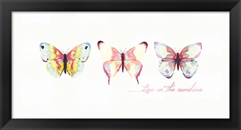 Framed Live in the Sunshine Print