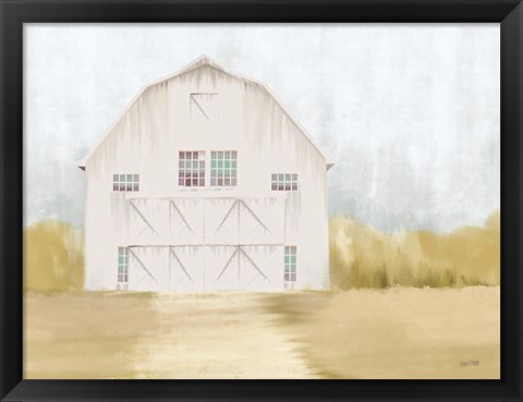 Framed Autumn Barn Print