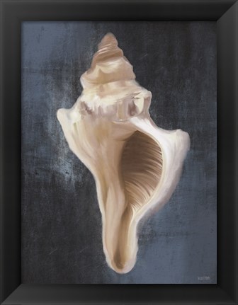 Framed Conch Shell Blues II Print
