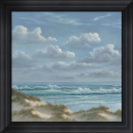 Framed Shoreline I Print