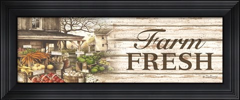Framed Farm Fresh Print