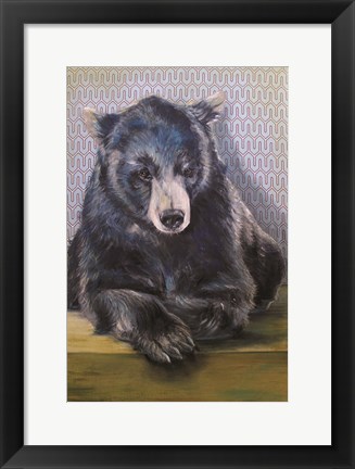 Framed Black Bear Print