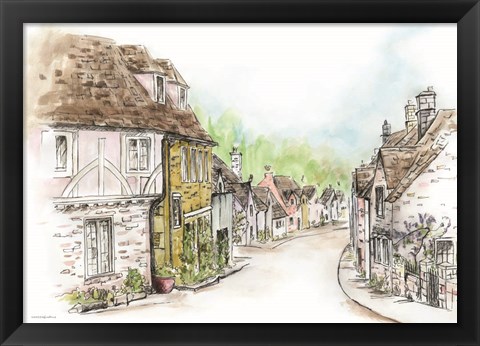 Framed Village Print