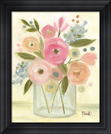Framed Bright Bouquet Print