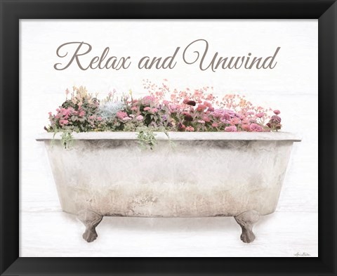 Framed Relax &amp; Unwind Print