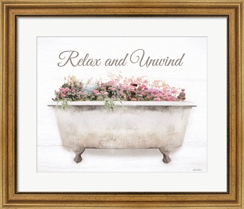 Framed Relax &amp; Unwind Print