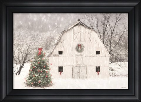 Framed Christmas in the Country Print