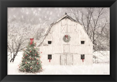 Framed Christmas in the Country Print