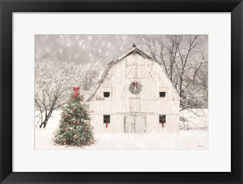 Framed Christmas in the Country Print