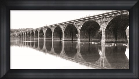 Framed Rockwell Bridge Print