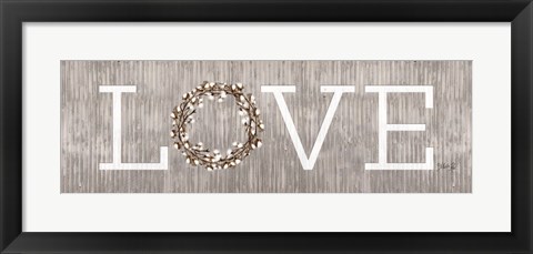 Framed Love Print