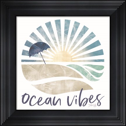 Framed Ocean Vibes Print