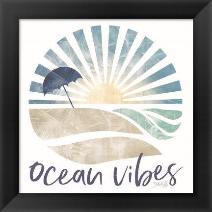 Framed Ocean Vibes Print