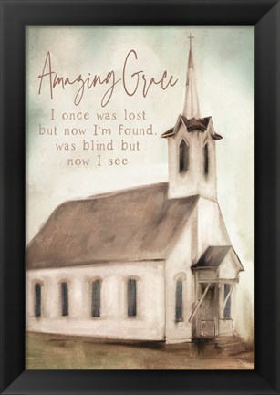 Framed Amazing Grace Print