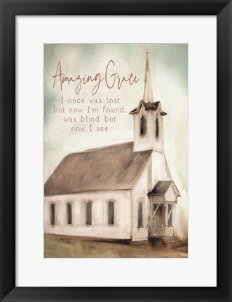 Framed Amazing Grace Print