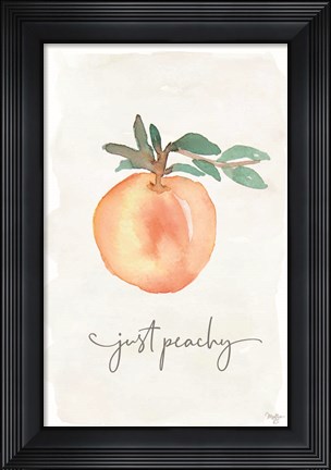 Framed Just Peachy Print