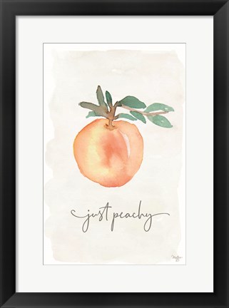 Framed Just Peachy Print