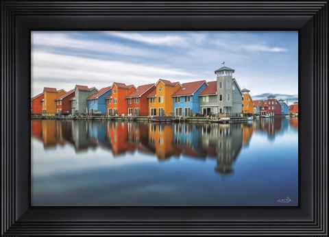 Framed Reitdiephaven Reflections Print