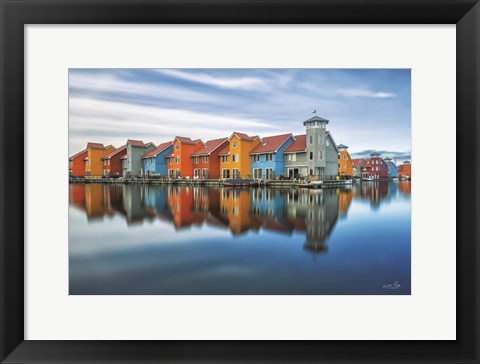 Framed Reitdiephaven Reflections Print