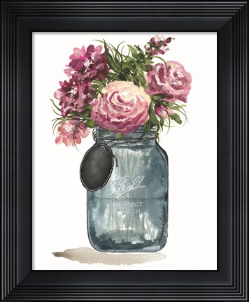 Framed Stop to Smell the Flowers Print