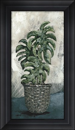 Framed Boho Monstera Print