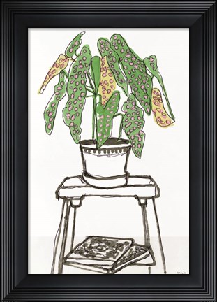 Framed House Plant Study I Print