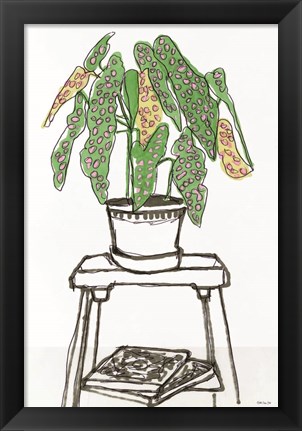 Framed House Plant Study I Print