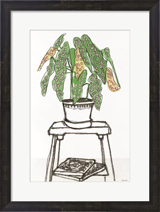 Framed House Plant Study I Print