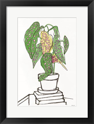 Framed House Plant Study II Print