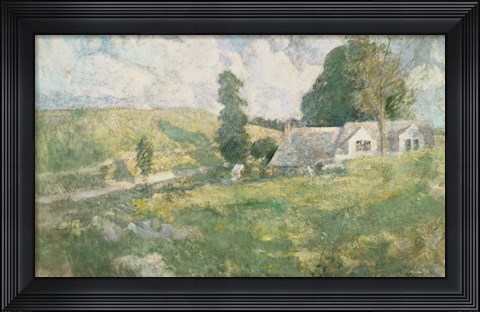 Framed Arthur Streeton - The Purple Noon Print