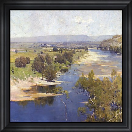 Framed Arthur Streeton - Cremorne Pastoral Print