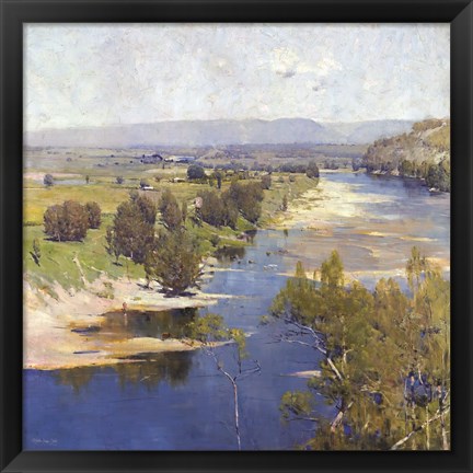 Framed Arthur Streeton - Cremorne Pastoral Print