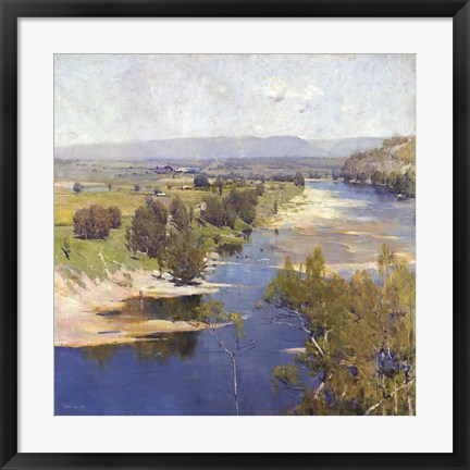 Framed Arthur Streeton - Cremorne Pastoral Print