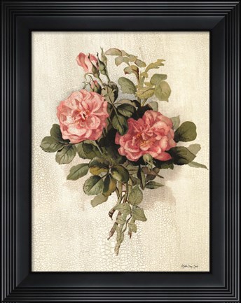 Framed Pink Roses Print