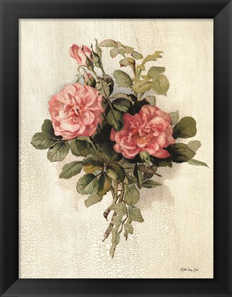 Framed Pink Roses Print