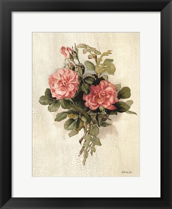 Framed Pink Roses Print