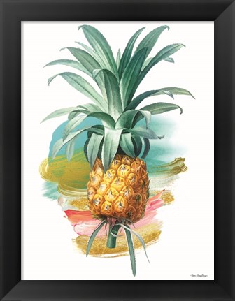 Framed Pineapple I Print