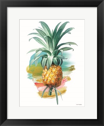 Framed Pineapple I Print