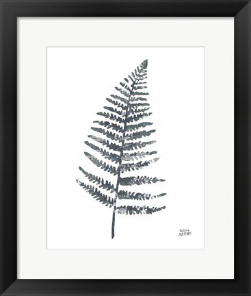 Framed Fern I Print