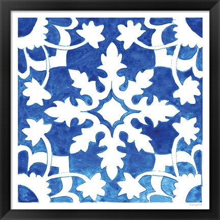 Framed Andalusian Tile II Print