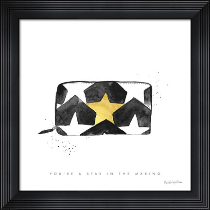 Framed Glitz and Glam XI Print