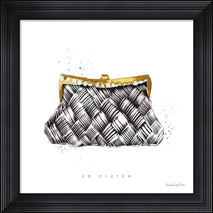 Framed Glitz and Glam X Print