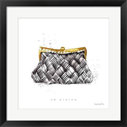 Framed Glitz and Glam X Print