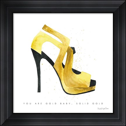 Framed Glitz and Glam VII Print