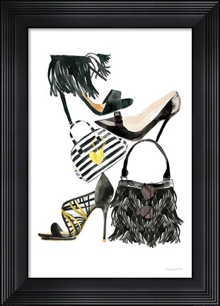 Framed Glitz and Glam IV Print