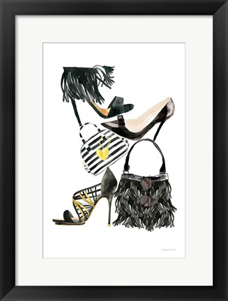 Framed Glitz and Glam IV Print