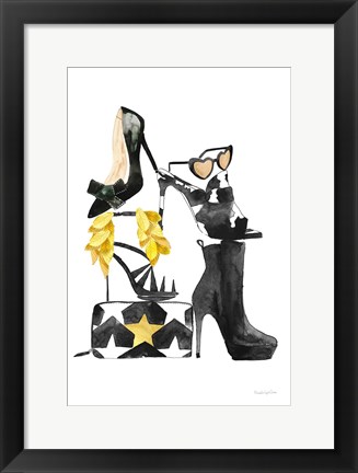 Framed Glitz and Glam III Print