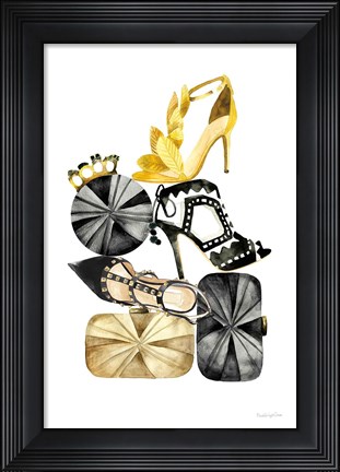 Framed Glitz and Glam II Print
